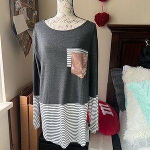New Womens long sleeve top